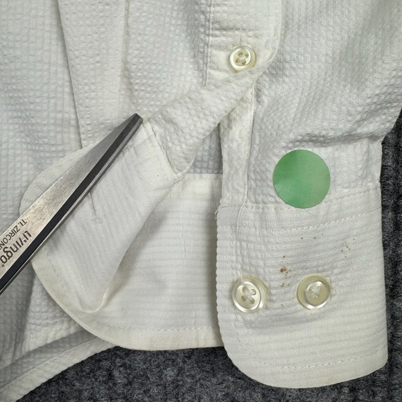 Lauren Ralph Lauren Button Up Shirt Womens 10 Oxford Embroidered Chest Yacht Ivy - Picture 6 of 13